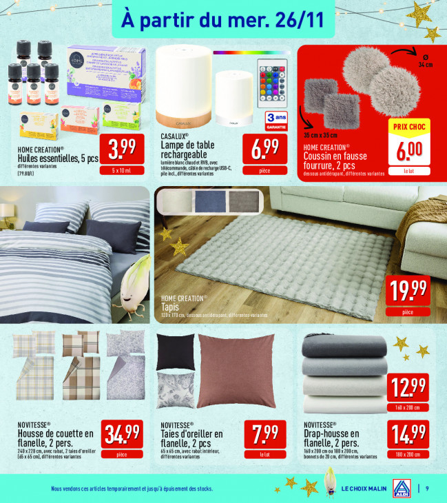 Aldi Dépliant 24.11.2025