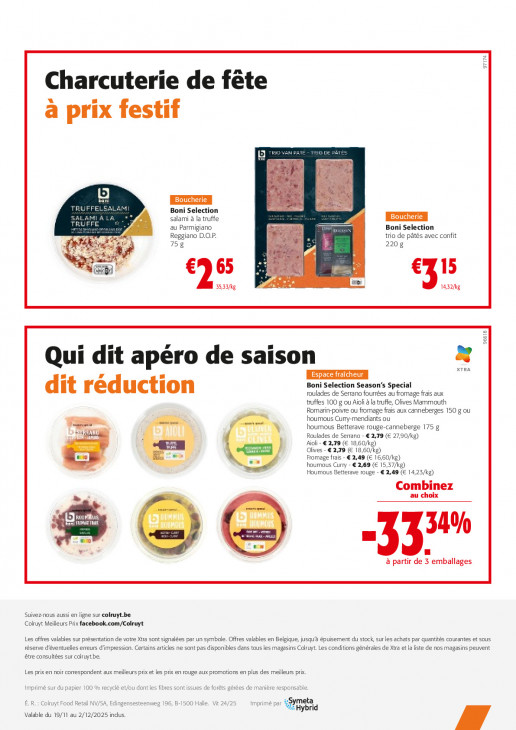 Colruyt Dépliant 19.11.2025