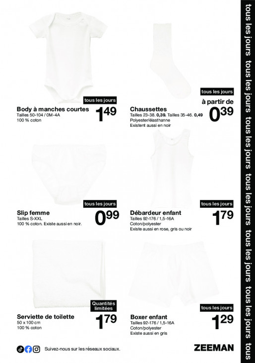 Zeeman Dépliant 22.11.2025