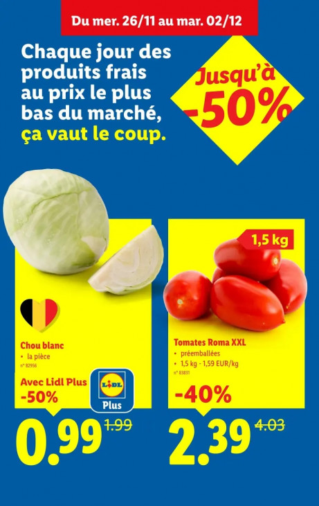 Lidl Dépliant 24.11.2025