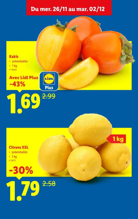 Lidl Dépliant 24.11.2025