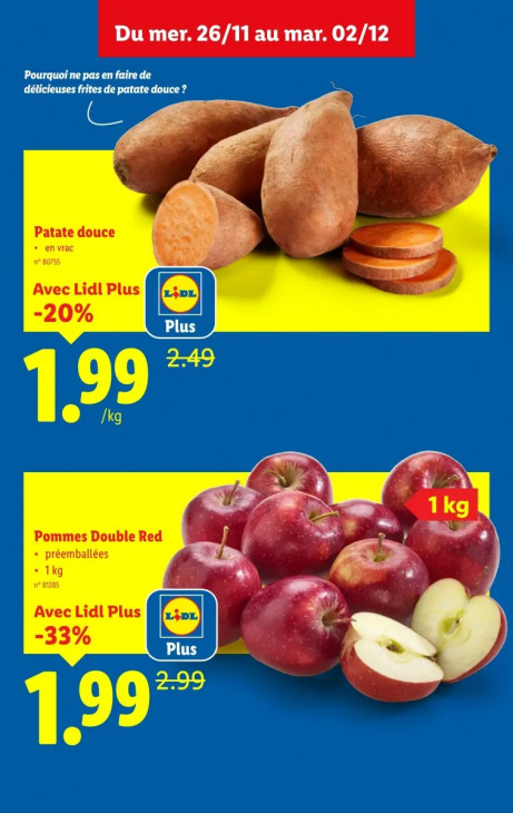 Lidl Dépliant 24.11.2025