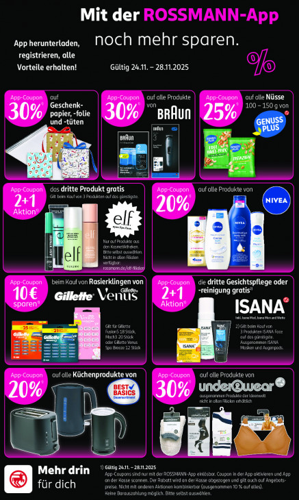Rossmann Angebote ab 24.11.25 bis 28.11.25