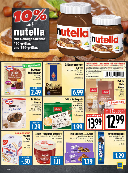 Edeka Angebote ab 24.11.25 bis 29.11.25