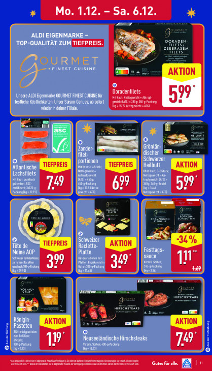 Aldi Nord Angebote ab 01.12.25 bis 06.12.25