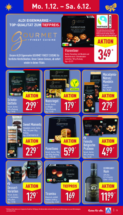 Aldi Nord Angebote ab 01.12.25 bis 06.12.25