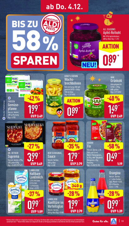 Aldi Nord Angebote ab 01.12.25 bis 06.12.25
