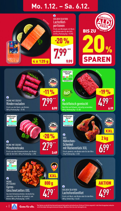 Aldi Nord Angebote ab 01.12.25 bis 06.12.25