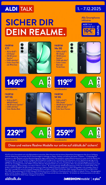 Aldi Nord Angebote ab 01.12.25 bis 06.12.25