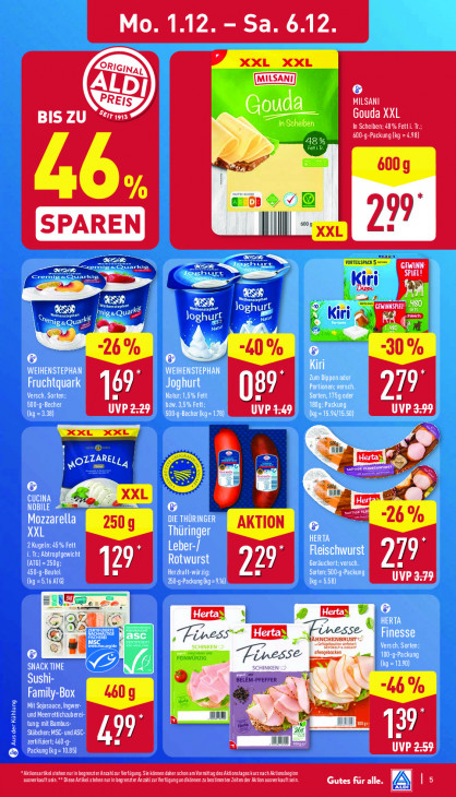 Aldi Nord Angebote ab 01.12.25 bis 06.12.25