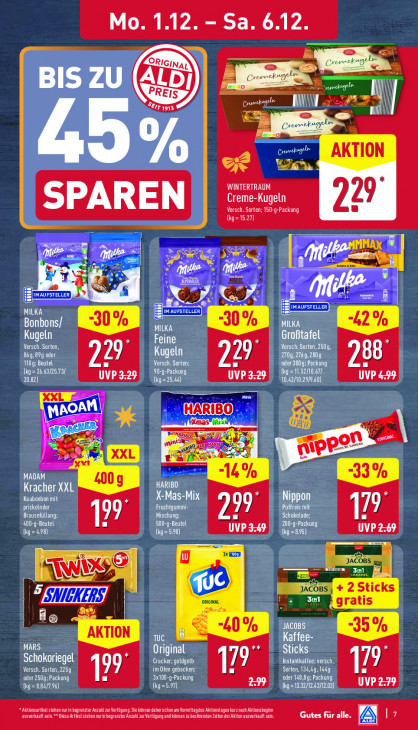 Aldi Nord Angebote ab 01.12.25 bis 06.12.25