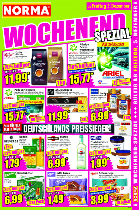 Norma Angebote ab 01.12.25 bis 06.12.25