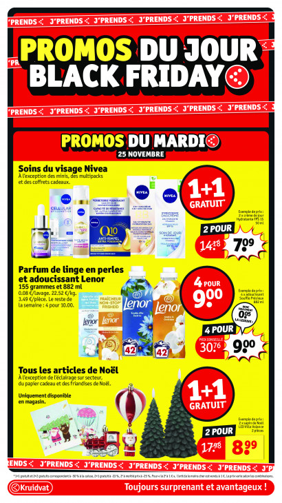 Kruidvat Dépliant 25.11.2025