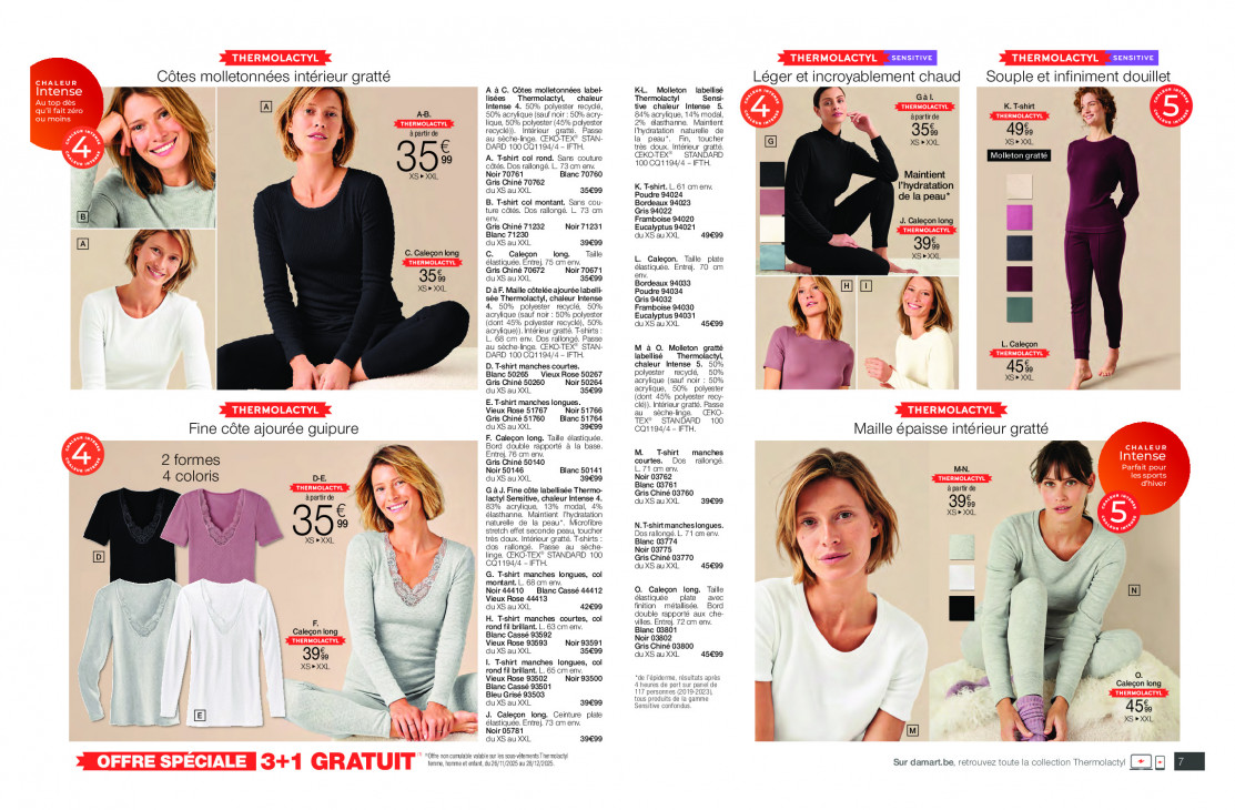 Damart Dépliant 01.11.2025