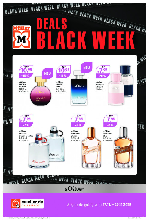 Müller Angebote ab 17.11.25 bis 29.11.25