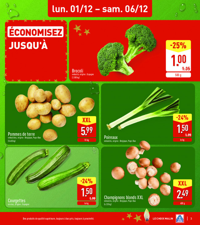 Aldi Dépliant 01.12.2025
