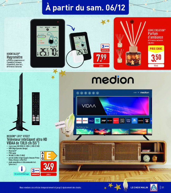 Aldi Dépliant 01.12.2025