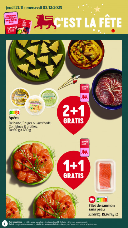 Delhaize Dépliant 27.11.2025