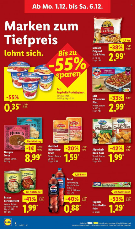 Lidl Angebote ab 01.12.25 bis 06.12.25
