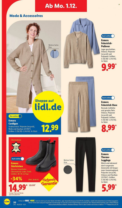 Lidl Angebote ab 01.12.25 bis 06.12.25