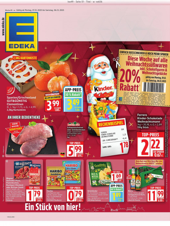 Edeka Angebote ab 01.12.25 bis 06.12.25