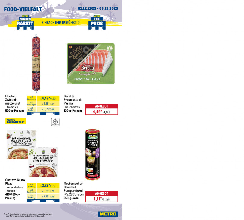 Metro Angebote ab 01.12.25 bis 06.12.25