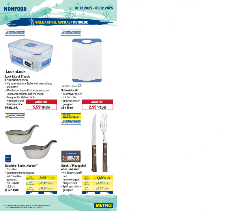Metro Angebote ab 01.12.25 bis 06.12.25