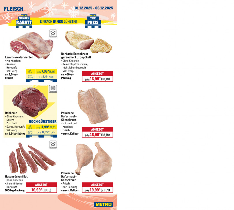 Metro Angebote ab 01.12.25 bis 06.12.25