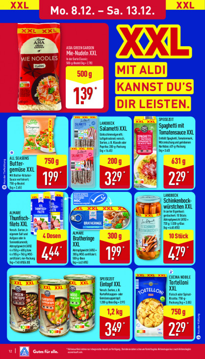 Aldi Nord Angebote ab 08.12.25 bis 13.12.25