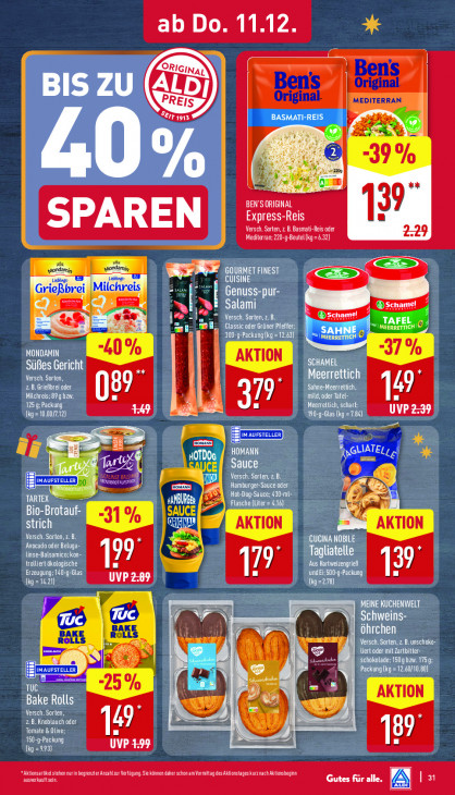 Aldi Nord Angebote ab 08.12.25 bis 13.12.25