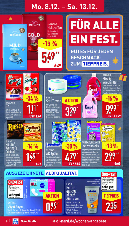 Aldi Nord Angebote ab 08.12.25 bis 13.12.25