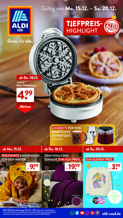 Aldi Süd Angebote ab 15.12.25 bis 20.12.25