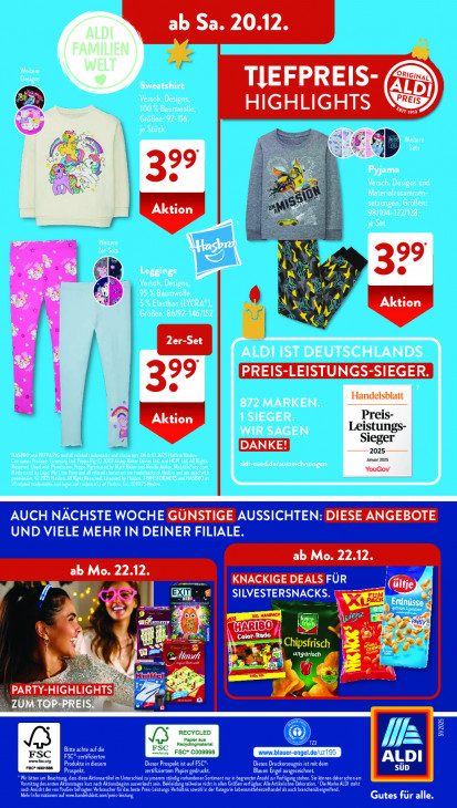 Aldi Süd Angebote ab 15.12.25 bis 20.12.25