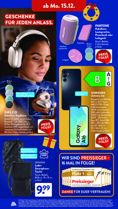 Aldi Süd Angebote ab 15.12.25 bis 20.12.25