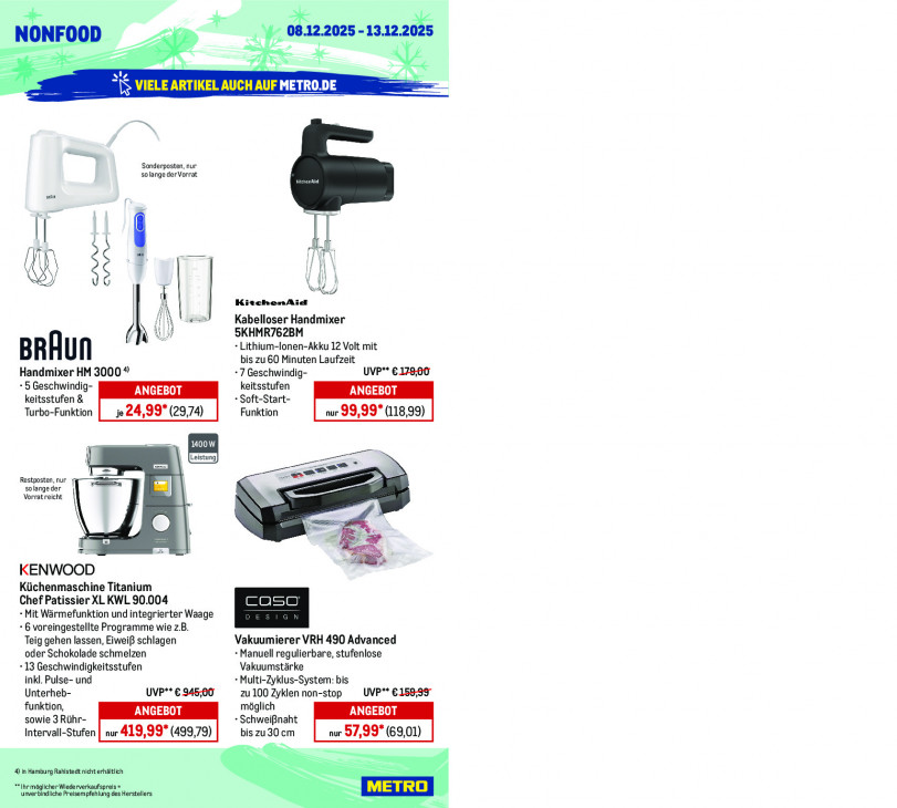 Metro Angebote ab 08.12.25 bis 13.12.25