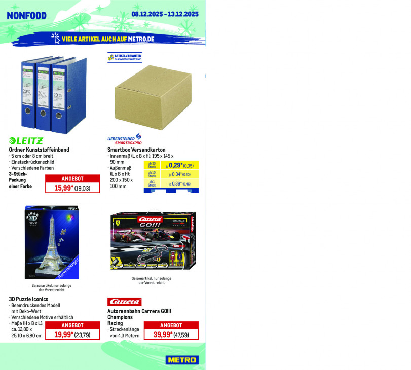 Metro Angebote ab 08.12.25 bis 13.12.25