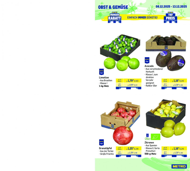 Metro Angebote ab 08.12.25 bis 13.12.25