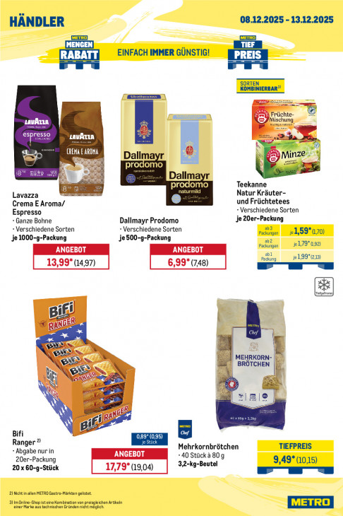 Metro Angebote ab 08.12.25 bis 13.12.25