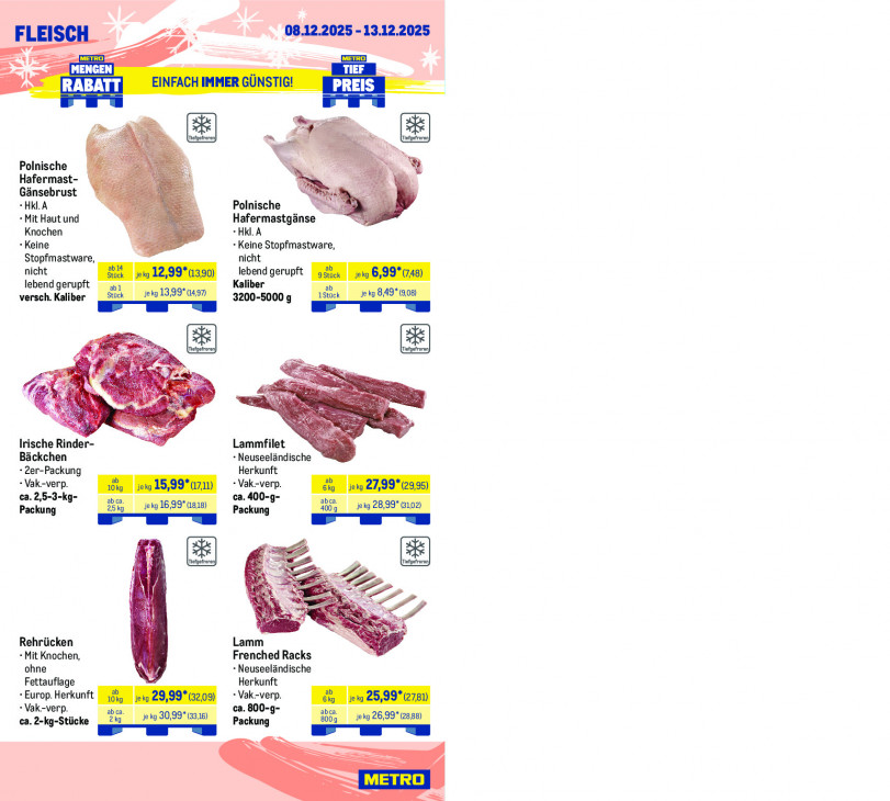 Metro Angebote ab 08.12.25 bis 13.12.25