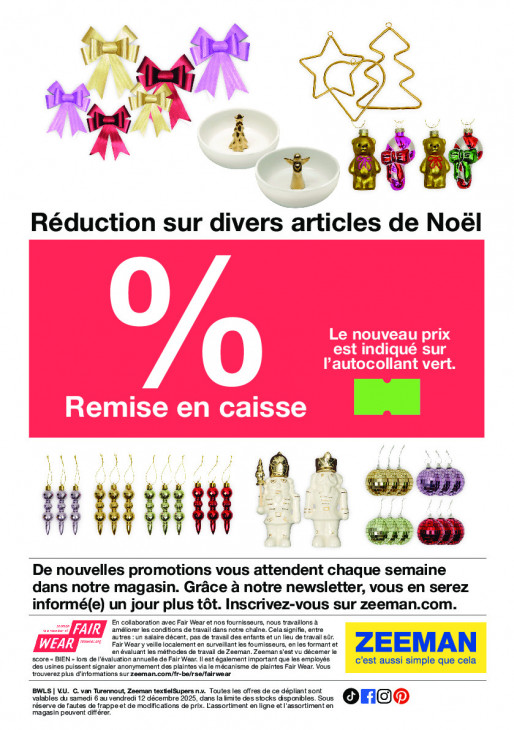 Zeeman Dépliant 06.12.2025