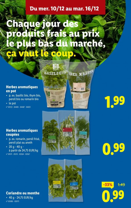 Lidl Dépliant 10.12.2025