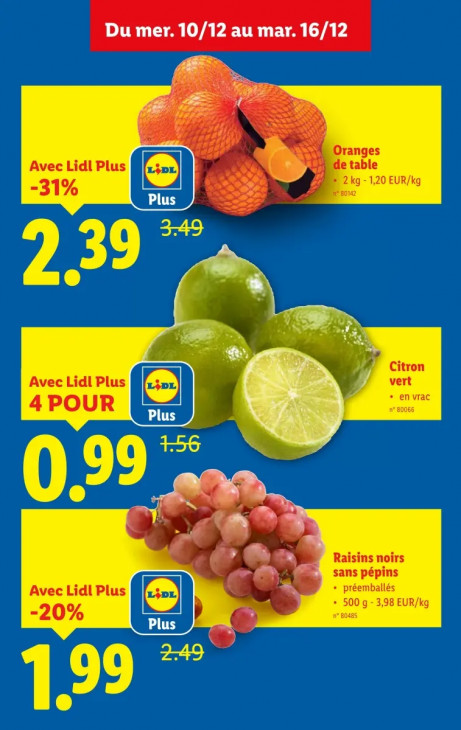 Lidl Dépliant 10.12.2025