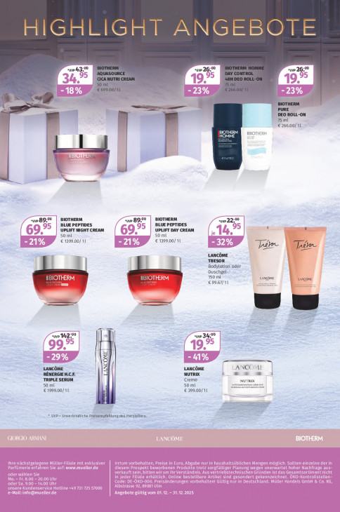 Müller Angebote ab 01.12.25 bis 31.12.25