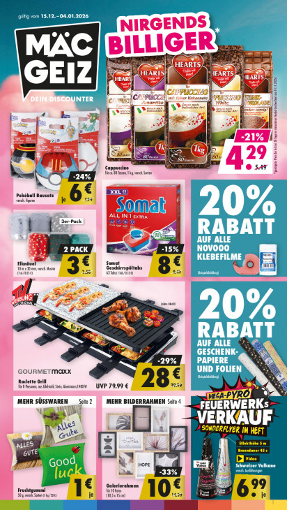 Mäc Geiz Angebote ab 15.12.25 bis 04.01.26