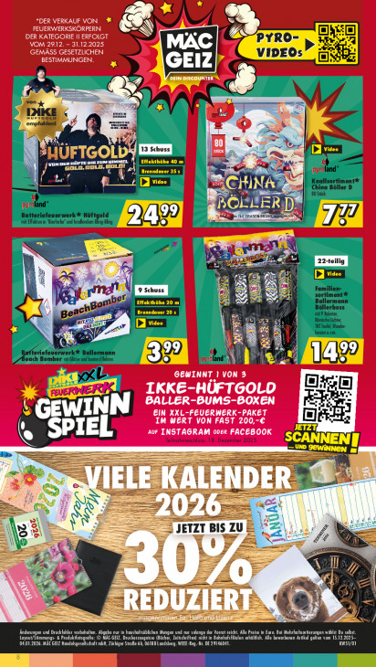 Mäc Geiz Angebote ab 15.12.25 bis 04.01.26