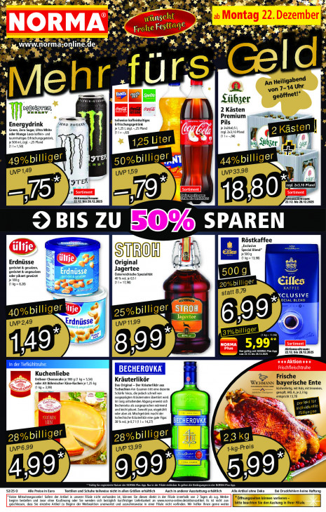 Norma Angebote ab 22.12.25 bis 27.12.25