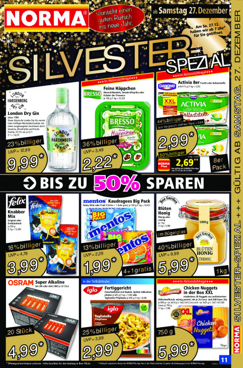 Norma Angebote ab 22.12.25 bis 27.12.25