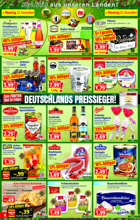 Norma Angebote ab 22.12.25 bis 27.12.25