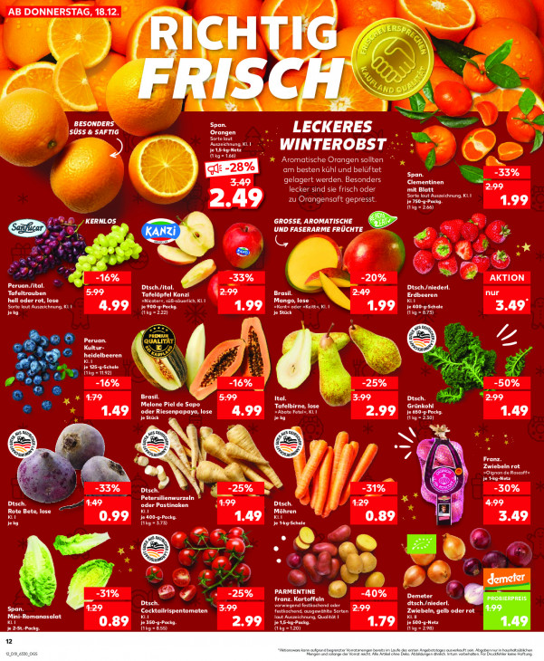 Kaufland Angebote ab 18.12.25 bis 24.12.25