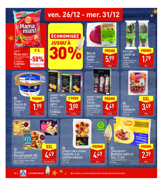 Aldi Dépliant 22.12.2025